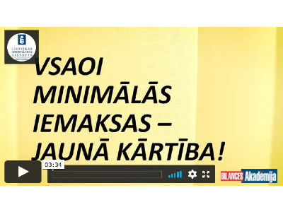 VSAOI minimālās iemaksas