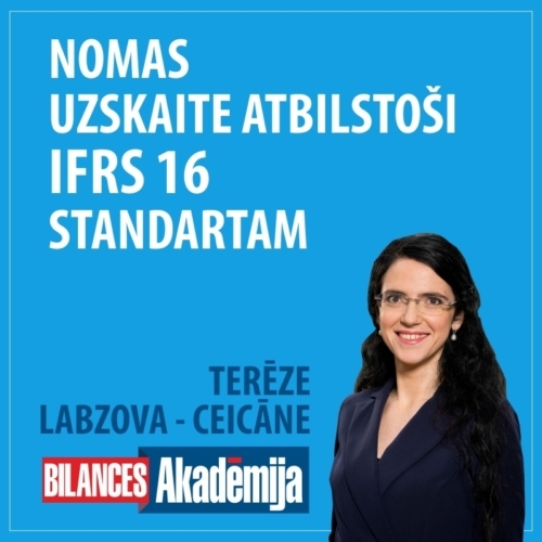 Nomas uzskaite atbilstoši IFRS 16 standartam