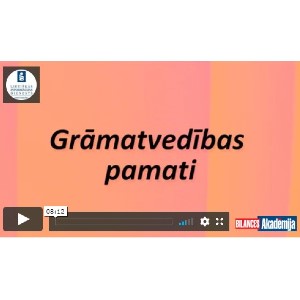grāmatvedības pamati